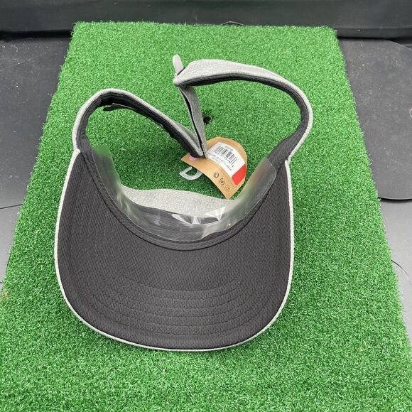 Callaway Golf Liquid Metal Visor Cap Womens Dark Gray/Black Adjustable NWT - Picture 2 of 3